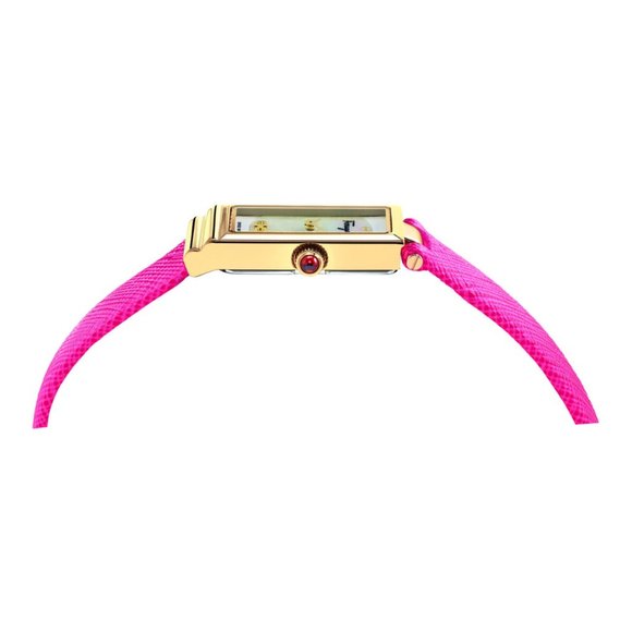 Salvatore Ferragamo Pink Strap Gold Watch main image 4